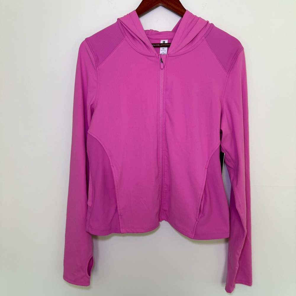 NWT 90 Degree by Reflex Pink Lux Hayden Jacket Size XL